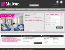 Tablet Screenshot of maalems.co.uk